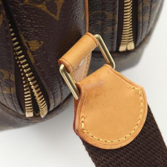 LOUIS VUITTON Brown Monogram Leather Shoulder Bag - Picture 7 of 10